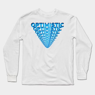 Optimistic blue Long Sleeve T-Shirt